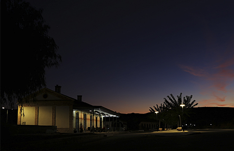 Vista Nocturna Estación